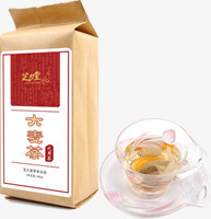 大麦茶新鲜茶叶包装素材