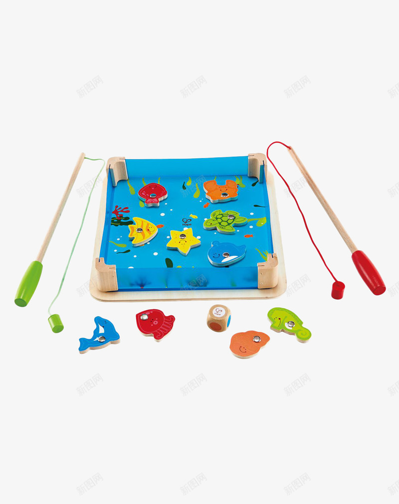 儿童钓鱼玩具png免抠素材_88icon https://88icon.com 产品实物 水池 游戏 玩具 钓鱼