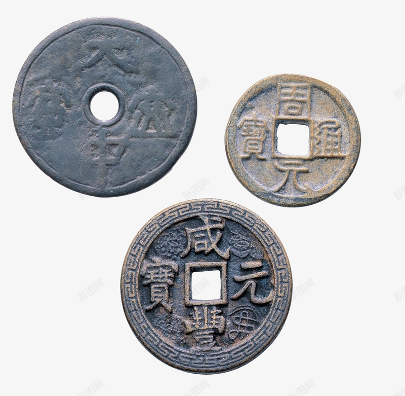 中国古代铜钱psd免抠素材_88icon https://88icon.com 中国风 免抠PNG 古代 古铜币 古铜钱 铜币 铜钱