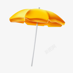 手绘彩色太阳伞矢量图素材