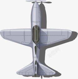 卡通军事隐形战斗飞机矢量图素材