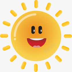 夏日可爱卡通太阳素材