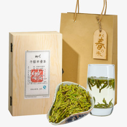 盒装绿茶叶素材