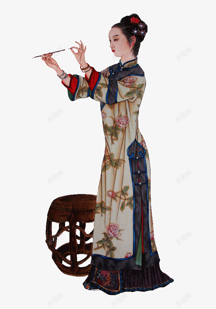 中国古代女子png免抠素材_88icon https://88icon.com 中国风 传统 古代 女性