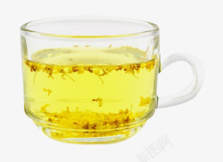 混合桂花茶素材优质花草茶叶高清图片