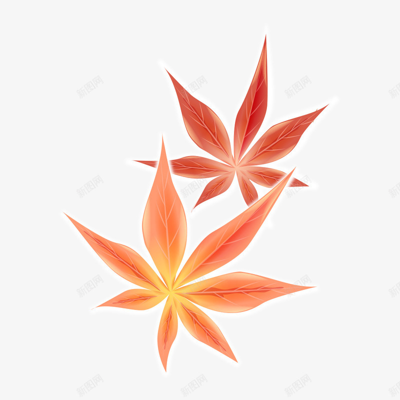 枫叶的虹色色彩png免抠素材_88icon https://88icon.com 枫叶 枫叶的虹色色彩 枫叶色彩 色彩