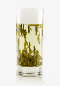 绿色茶叶浓郁茶水素材