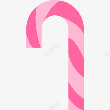 浪漫粉色粉色扁平化糖果棍元素矢量图图标图标