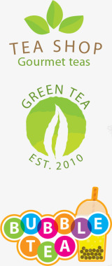 绿色能源图标茶叶图标矢量图图标