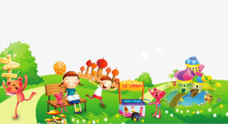 儿童图书海报卡通欢乐儿童节海报插画高清图片