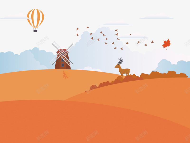 卡通秋天农场郊外风景png免抠素材_88icon https://88icon.com 卡通农场风景 卡通秋天农场 卡通秋天郊外 卡通郊外风景 秋天农场风景 秋天郊外风景