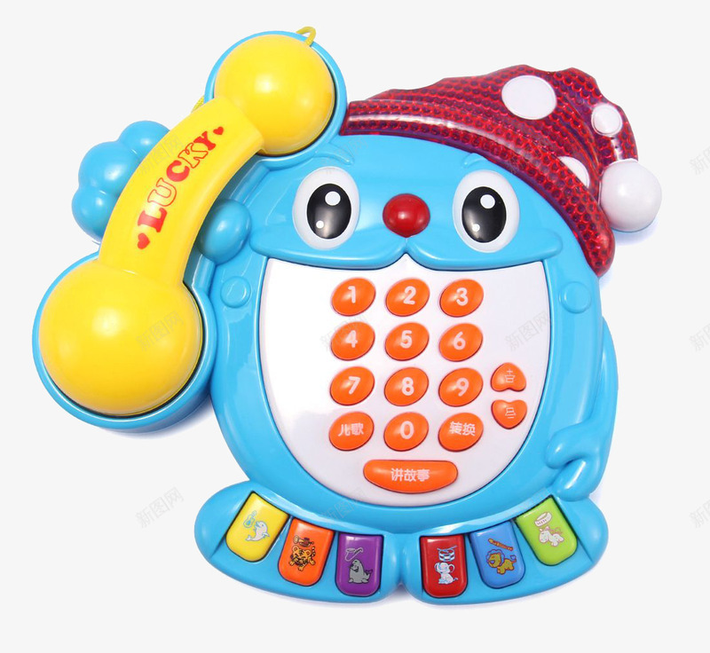 电话玩具png免抠素材_88icon https://88icon.com 产品实物 儿童 卡能 早教 电话