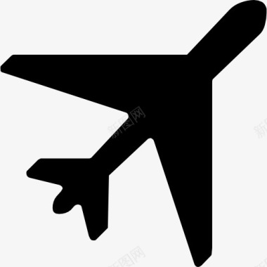 机场设计飞机图标图标