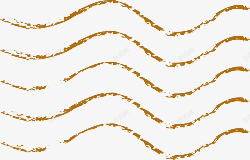 咖啡色曲线纹理png免抠素材_88icon https://88icon.com 咖啡色纹理 曲线 波形 波浪 海浪 线条 线条纹理