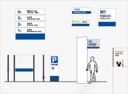 指示组合牌VI素材