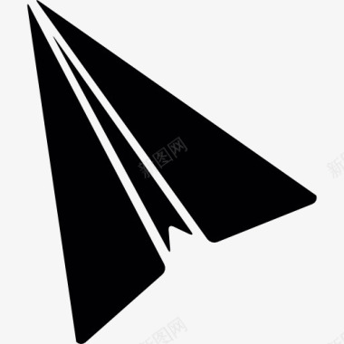 童年的纸飞机锋利的纸飞机图标图标
