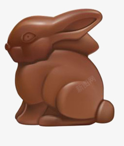 巧克力兔子素材
