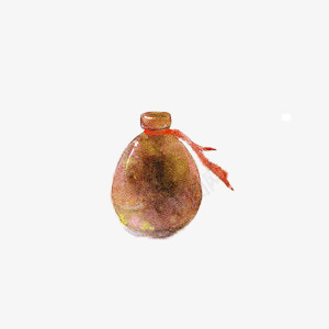 酒瓶png免抠素材_88icon https://88icon.com 古代 古老酒瓶 红色丝带 酒瓶