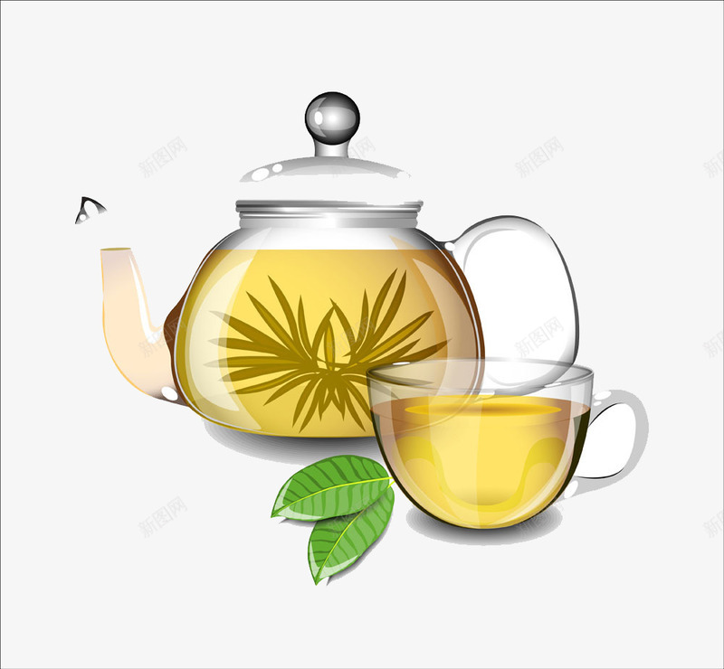 茶水饮品png免抠素材_88icon https://88icon.com 茶叶 茶杯 茶水 茶水壶