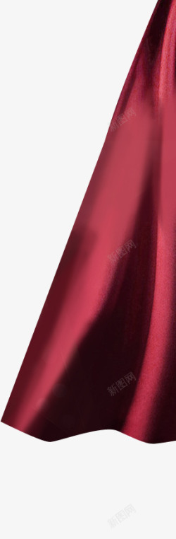 红色丝带创意绸缎素材