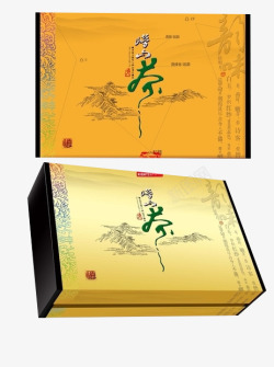 海参包装盒茶叶盒崂山茶盒高清图片