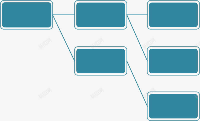 蓝色方块结构组合png免抠素材_88icon https://88icon.com 方块 树状图 组合 结构 蓝色