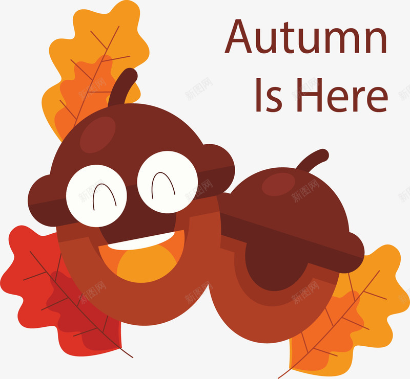 秋天来了松果小人矢量图ai免抠素材_88icon https://88icon.com 卡通松果 松果 松果小人 矢量png 秋分 秋天来了 矢量图