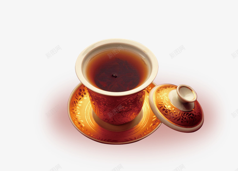 茶psd免抠素材_88icon https://88icon.com 茶叶 茶杯 茶盅