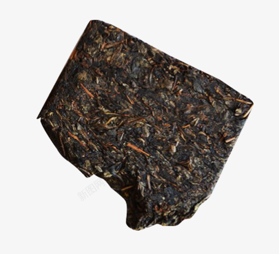 安化黑茶块png免抠素材_88icon https://88icon.com 叶子 安化黑茶 茶叶 茶艺 黑茶