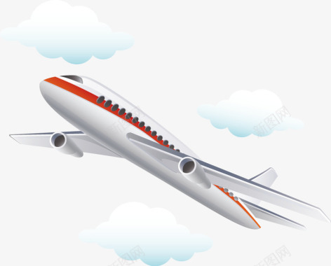 PPT创意旅游飞机机票图标图标