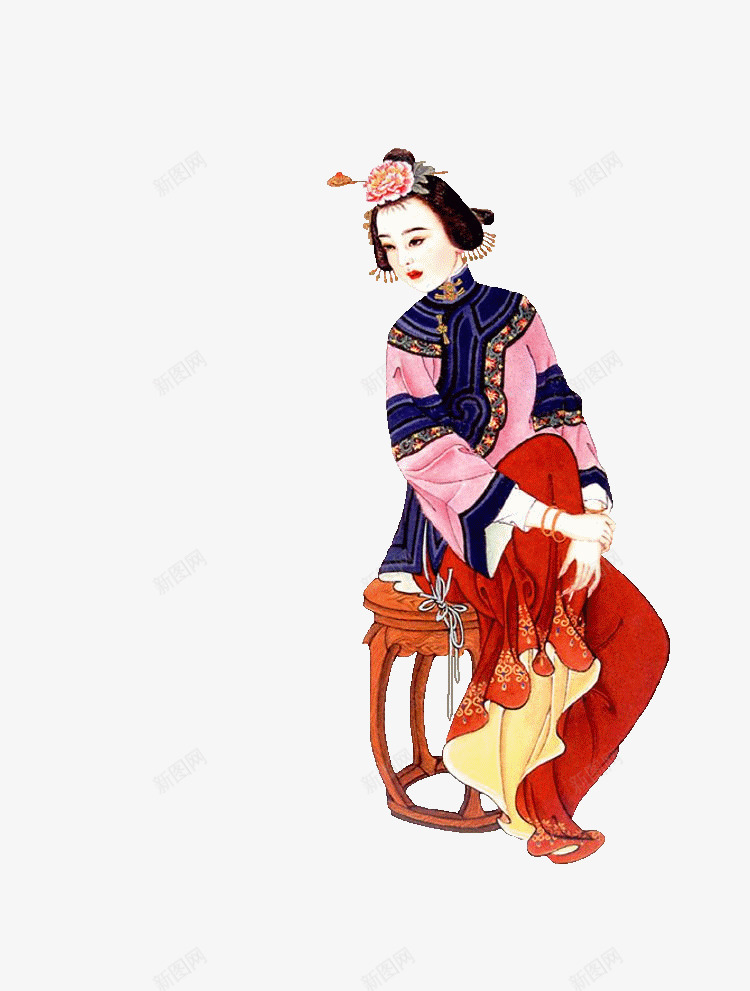 中国古代女子png免抠素材_88icon https://88icon.com 中国风 传统 古代 女性