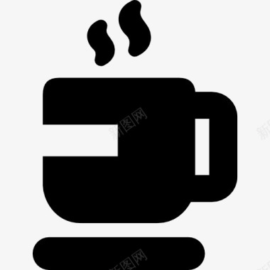 烧鸭食品咖啡图标图标