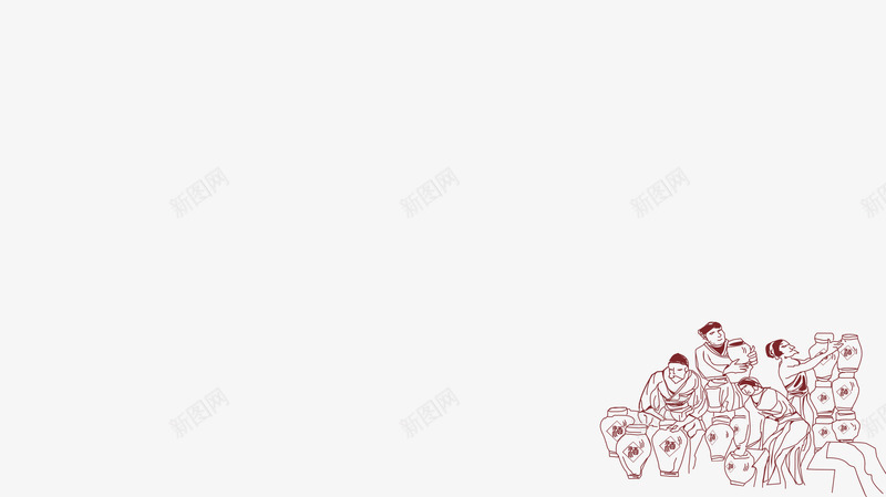 古酿酒工艺图png免抠素材_88icon https://88icon.com 古代 工艺图 矢量文件 酿酒