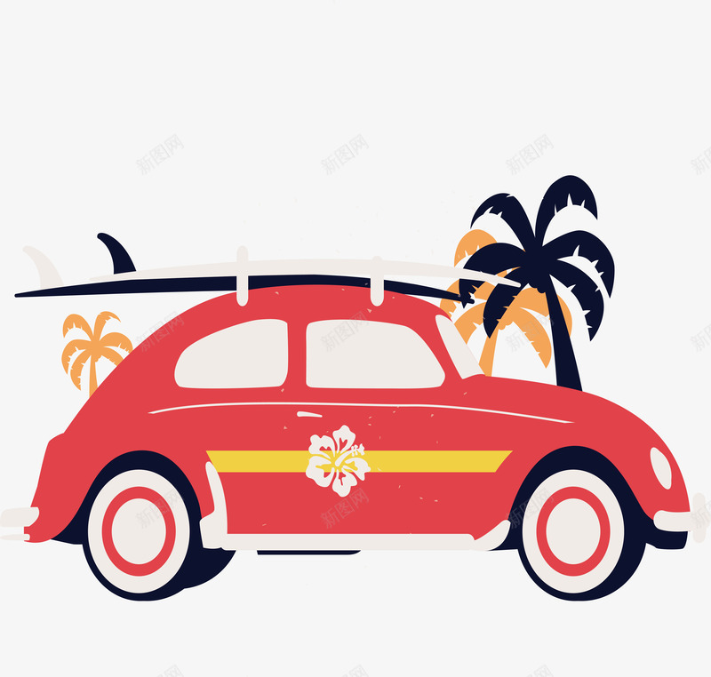 旅游日轿车png免抠素材_88icon https://88icon.com 交通工具 卡通小轿车 夏季交通 旅游日 潮流 现代