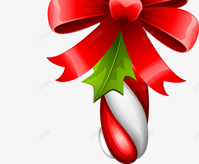 红色螺旋圣诞节拐杖糖果png免抠素材_88icon https://88icon.com Christmas Merry 冬青糖果 圣诞快乐 圣诞节 拐杖糖果