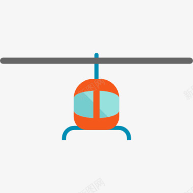 运输飞机直升机图标图标