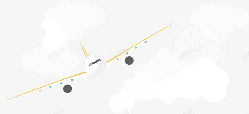 空中的飞机矢量图eps免抠素材_88icon https://88icon.com 旅游季 旅游航线 白色飞机 矢量png 空中的飞机 飞机 矢量图