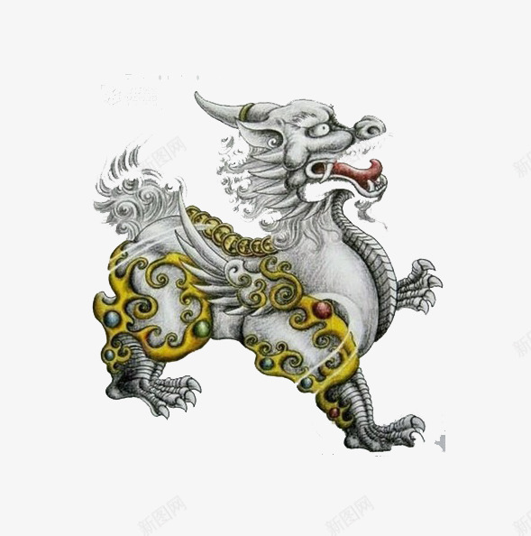 古代上古神兽装饰元素png免抠素材_88icon https://88icon.com 上古神兽 古代 插图 游戏海报 网页