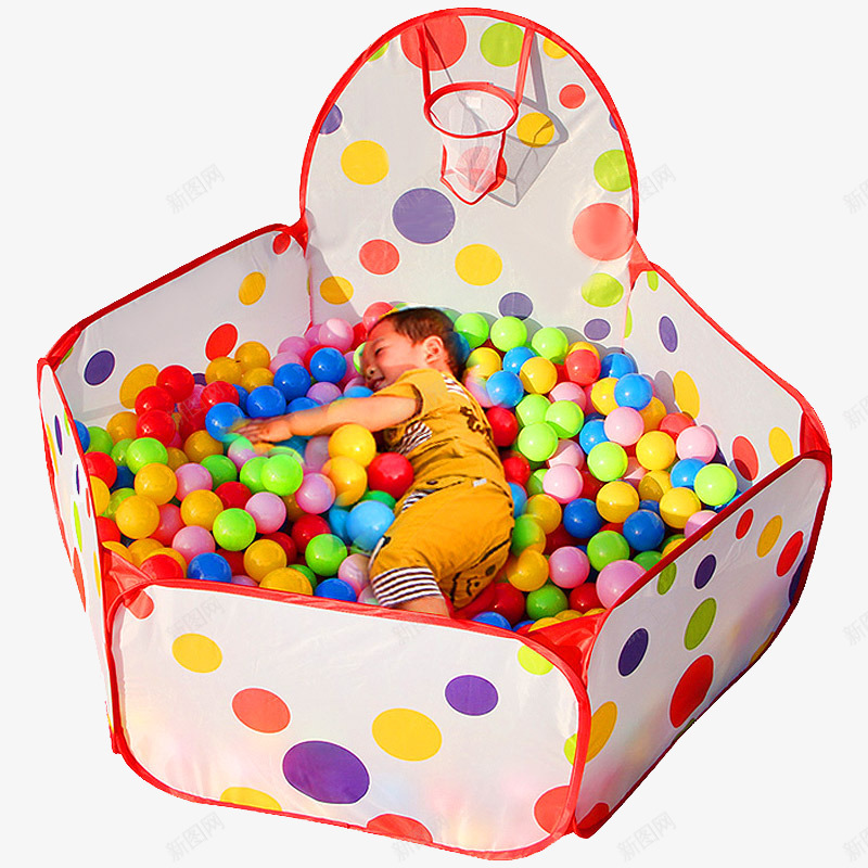 海洋球池png免抠素材_88icon https://88icon.com 产品实物 儿童 免费png图片 室内 帐篷 折叠 玩具