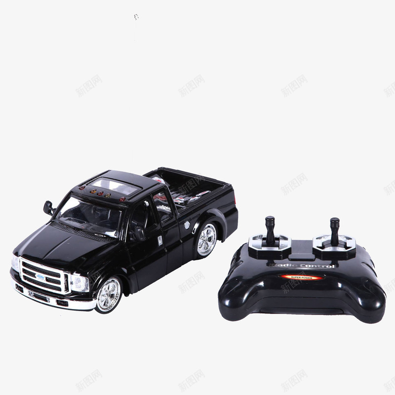 黑色儿童皮卡遥控玩具png免抠素材_88icon https://88icon.com 儿童玩具 皮卡玩具车 遥控信号 遥控汽车 遥控玩具车 黑色