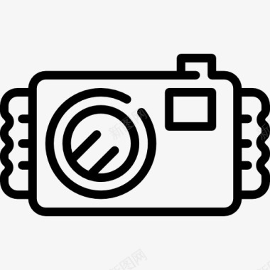 旅游摄影防水相机图标图标