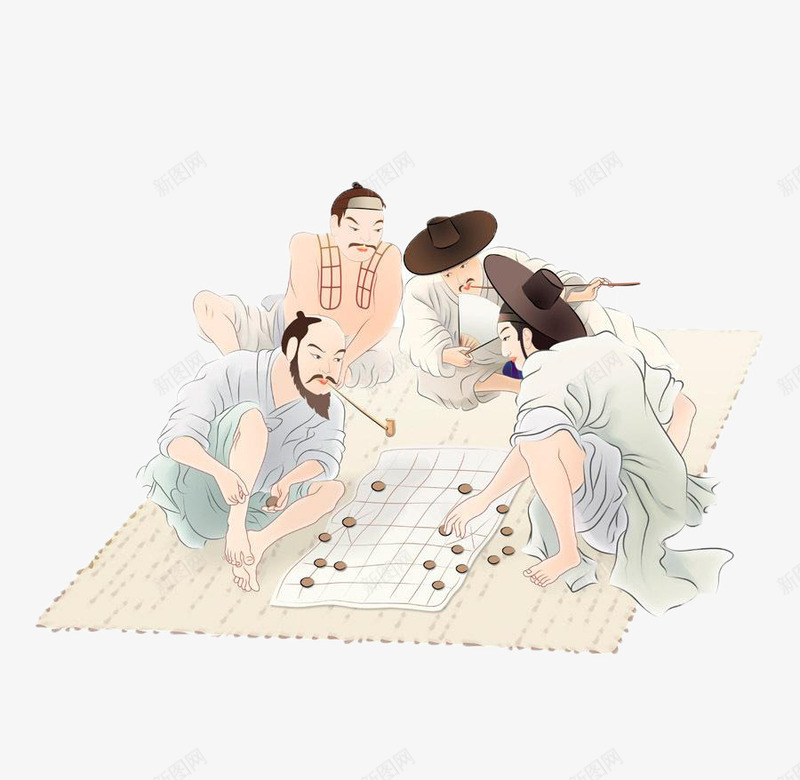 古代下棋的人们png免抠素材_88icon https://88icon.com 下棋 中国风 古人下棋 古人对弈 古代 古风下棋 观看下棋卡通