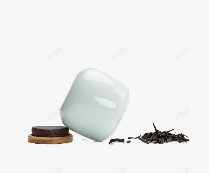陶瓷茶叶罐png免抠素材_88icon https://88icon.com 产品实物 日用百货 茶叶罐 陶瓷