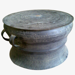 古代铜鼓摆件素材