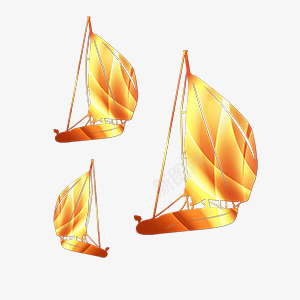 金色帆船装饰图案炫酷psd免抠素材_88icon https://88icon.com 图案 帆船 炫酷 装饰 金色