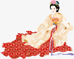 古代仕女素材
