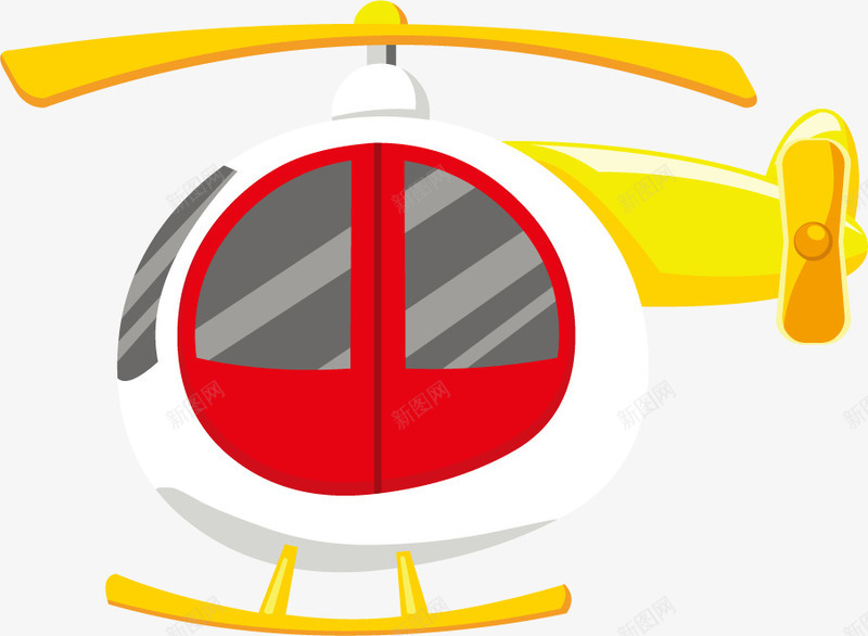 可爱卡通直升机png免抠素材_88icon https://88icon.com 卡通 可爱 客机 直升飞机 航空 螺旋桨 运输 飞机