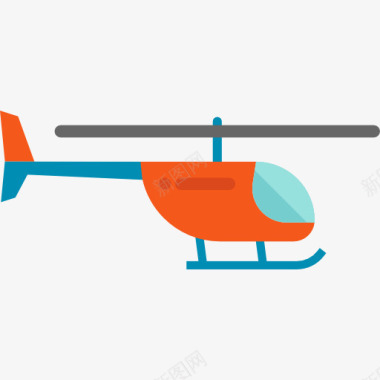 交通工具飞机直升机图标图标
