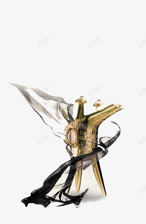 古代酒杯png免抠素材_88icon https://88icon.com 一个 卡通 古代 手绘 简图 酒杯 金色 黑色