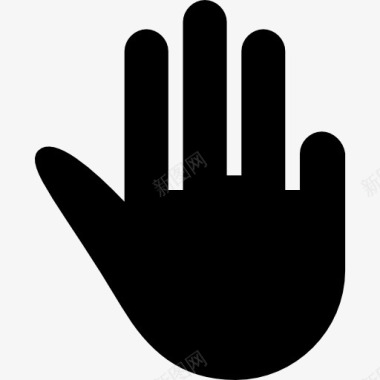 钱的象征伸出三个指头黑手象征图标图标